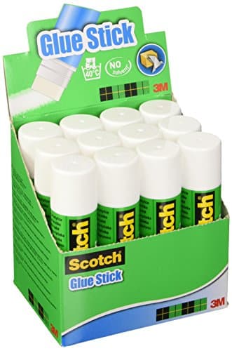 Lot de tubes de colle format 40 grammes vendu par lot de 12 Scotch sans solvant