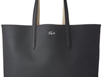 Cabas Lacoste noir pour aller au collège