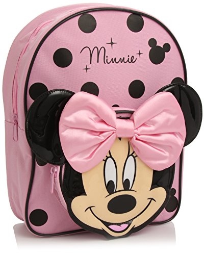 Cartable sac à dos maternelle fille rose à pois Minnie