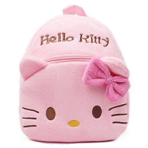 Sac à dos cartable maternelle hello kitty fille rose peluche