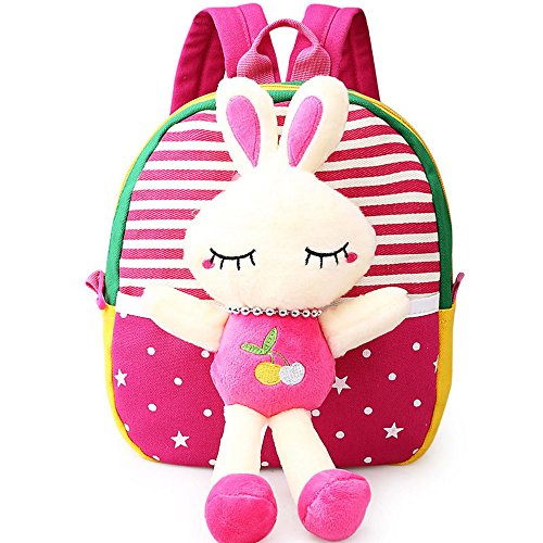 Petit sac à dos maternelle lapin rose fille